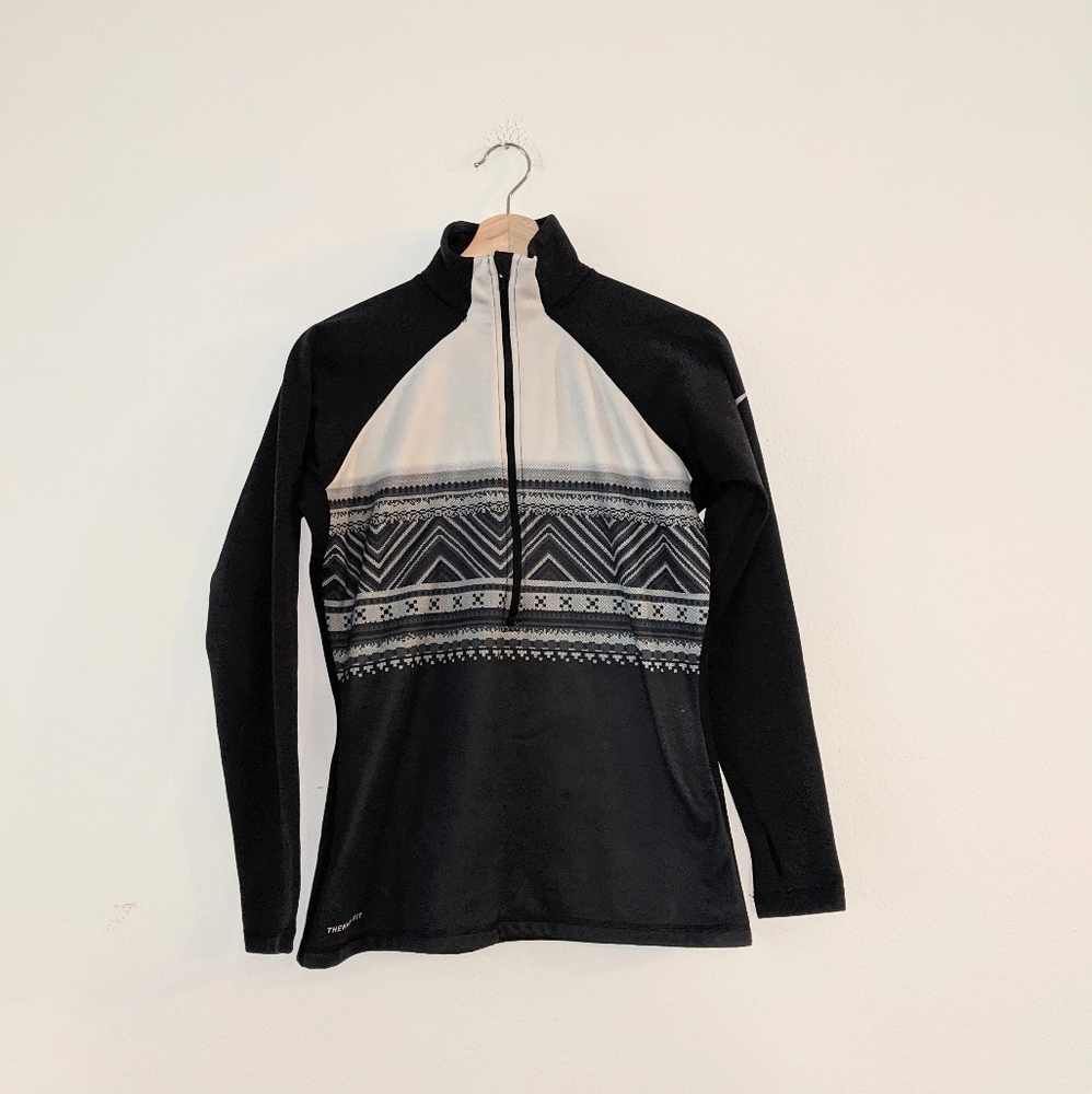 Nike Pro Thermal Mock Neck Aztec Jacket